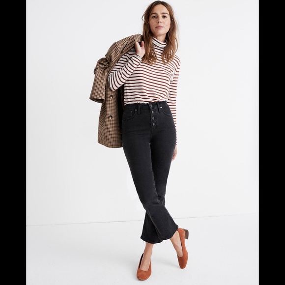 Madewell Cali Demi-Boot High Rise Jeans - Picture 2 of 10